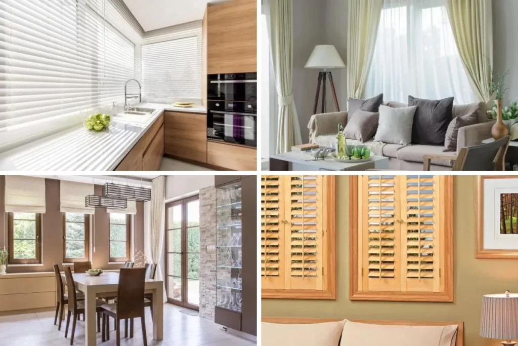Comparing the Aesthetics of Shutters and Curtains